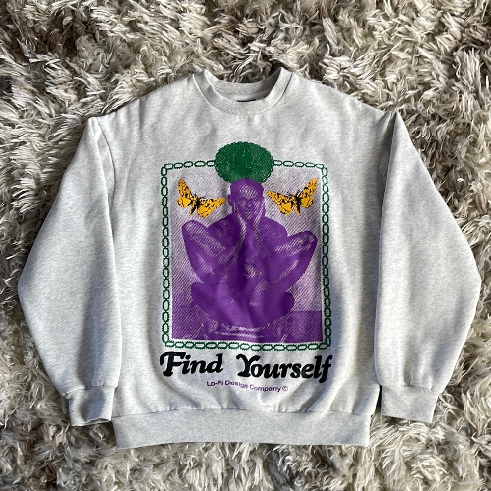 Lo-Fi Find Yourself Crewneck